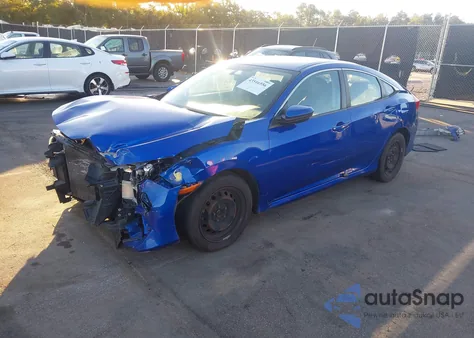 2016 Honda Civic Lx z USA, uszkodzony, nr VIN 19XFC2F53GE244825